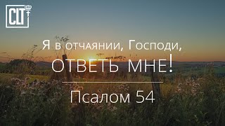 Я в отчаянии, Господи, ответь мне! | Псалом 54 | Библия