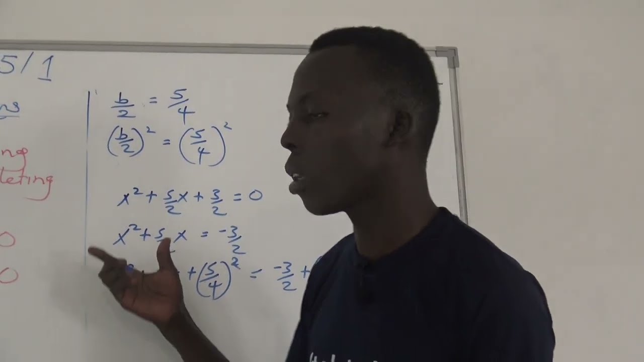 ⁣Algebra quadratic equations completing squares 3 by tophan