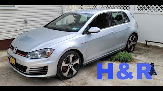 Gti Mk7 H&R Lowering Springs Install