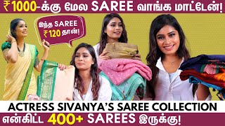இத Follow பண்ணா Saree-ல பாக்க வேற Level-ஆ இருப்பீங்க! - Actress Sivanya's Saree Collection | Styling