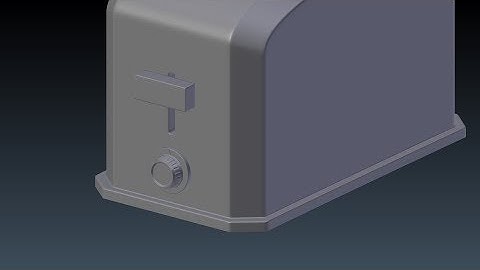 Blender: Modeling a Toaster for Beginners (Part 3)