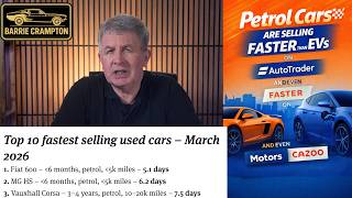 Petrol Cars are selling Faster than EVs on Autotrader and even Faster on Motors/Cazoo