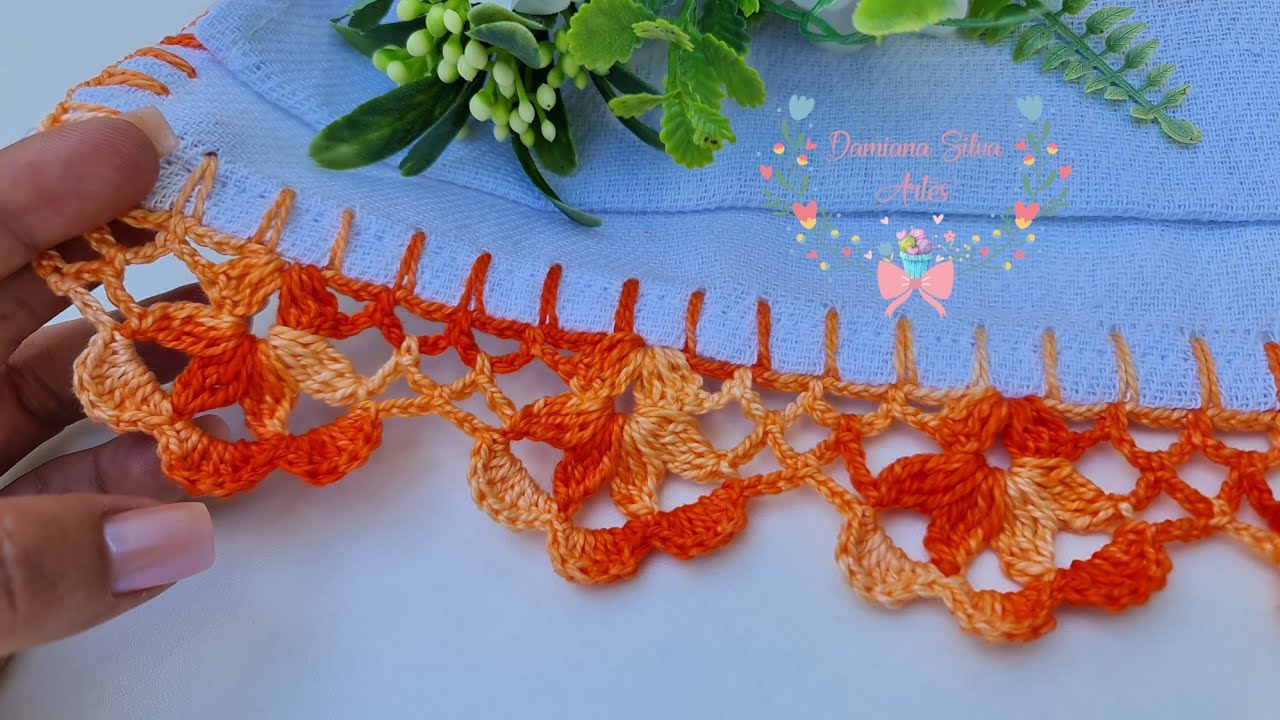 crochet beak on dishcloth #299 @DamianaSilva - YouTube