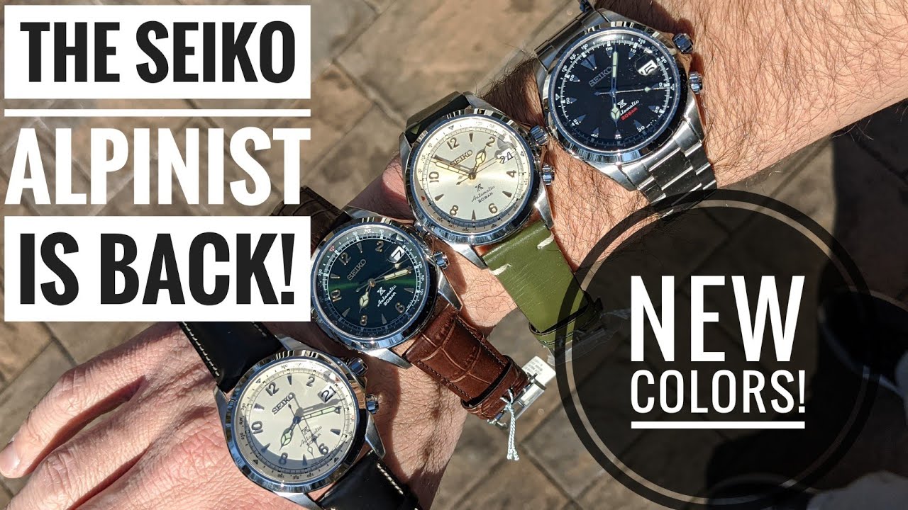 Review of all 4 NEW Seiko Alpinists 2020 - YouTube