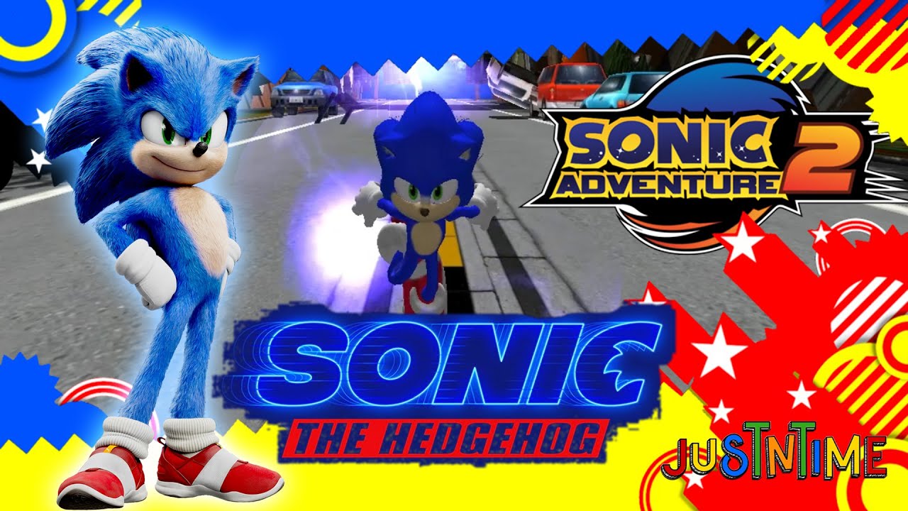 Sonic Movie 2 Poster over Chao in Space [Sonic Adventure DX] [Mods]