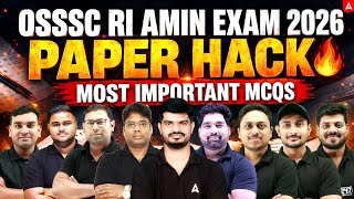 OSSSC RI AMIN 2026 | Exam Strategy | All Subject Most Important MCQs | Adda247 Odia