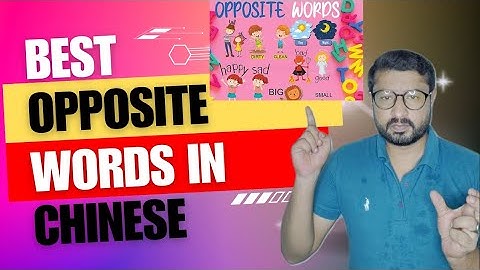 Chinese Opposite Words You Need to Know || Chinese Antonyms Unraveled  #education #chinivines