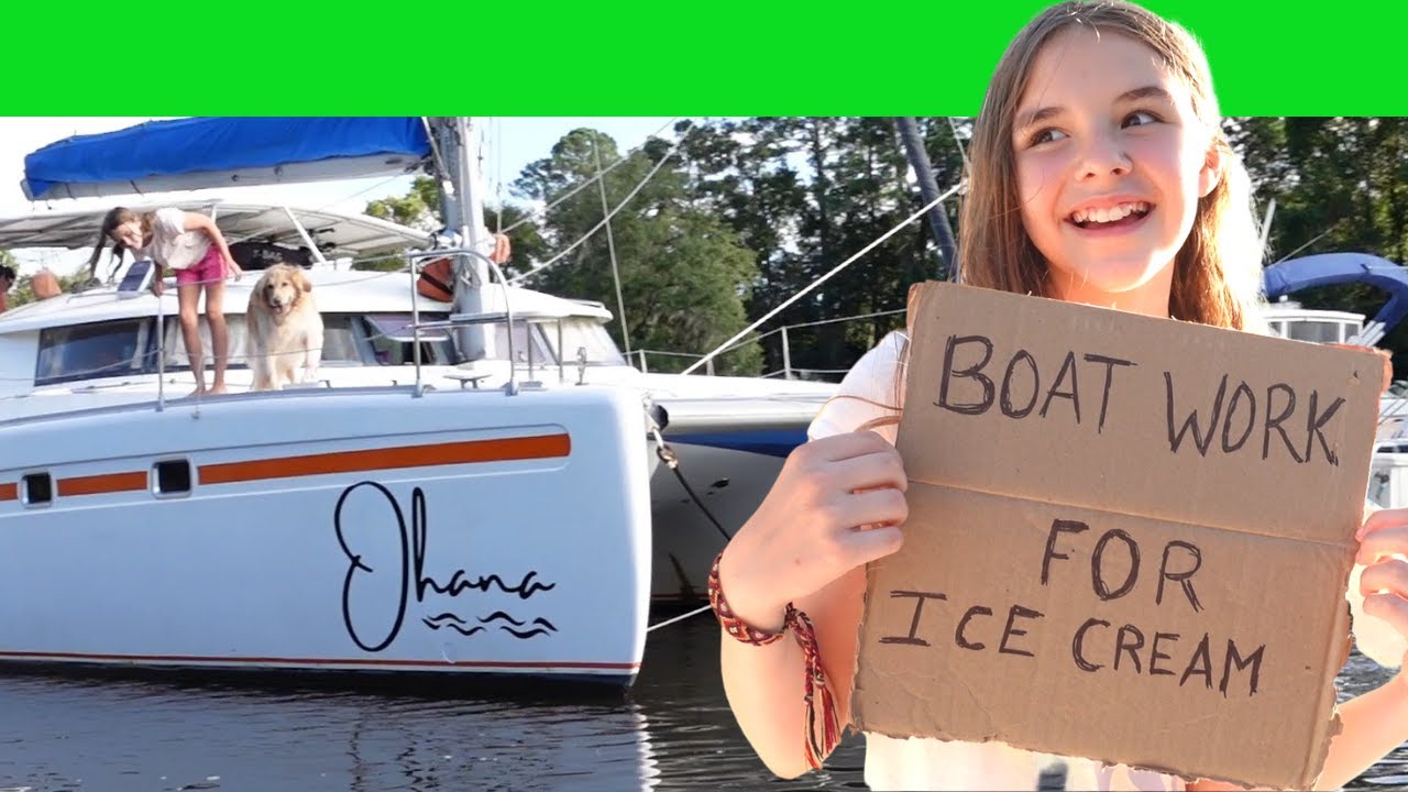 Keeping our family fed while cruising!  Freezer installation on Sailing Catamaran