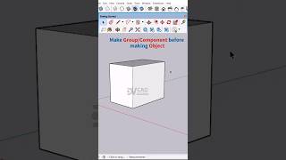 ✅ Always Make a Group Before Modeling in SketchUp! 🧱✅