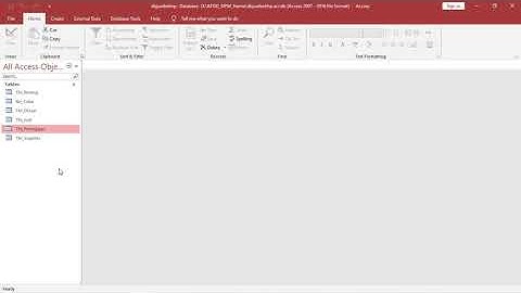 Membuat Combo Box (Lookup Wizard) pada Tabel - Microsoft Access