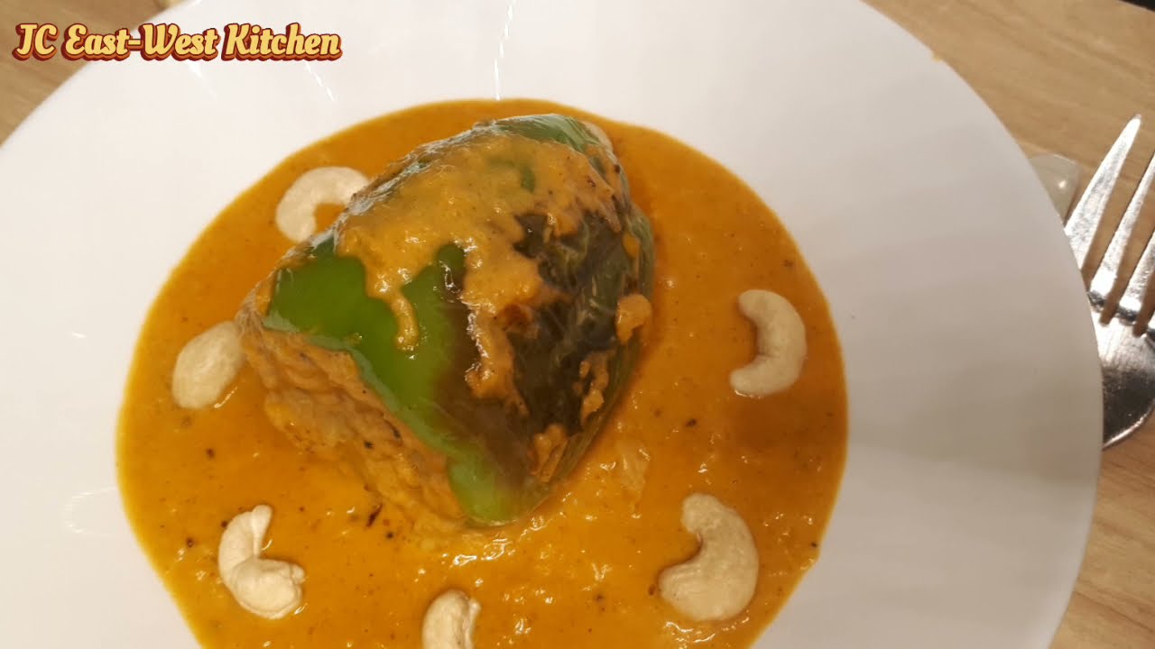 Indian vegetarian disch &amp;quot;Shahi Paprika&amp;quot;/Indisches vegetarisches Gericht ...