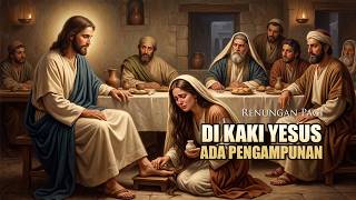 RENUNGAN PAGI - DI KAKI YESUS ADA PENGAMPUNAN - LUKAS 7 : 36 - 50