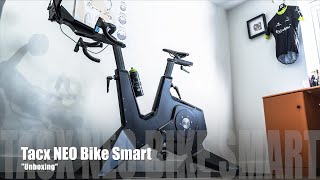 Tacx NEO Bike Smart Unboxing - The trials of a 42kg trainer! - YouTube