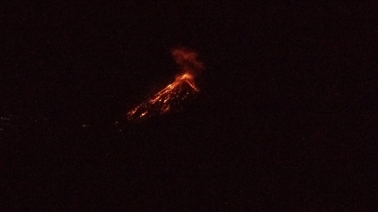 Summit of Volcan De Fuego Eruption Guatemala - 2/26/2022