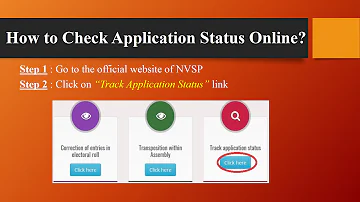 NVSP Check Voter ID Application Status Online : National Voter’s Service Portal