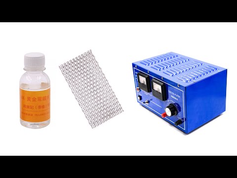 Gold electroplating solution & 1502 electroplating machine  titanium mesh useful electroplating