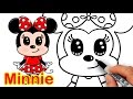 How to Draw Disney Minnie Mouse Cute step by step Easy