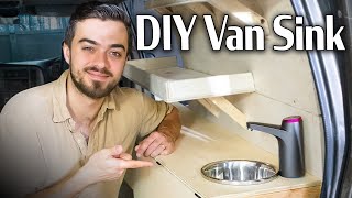 SIMPLE DIY Camper Van Sink in my Chevy Astro