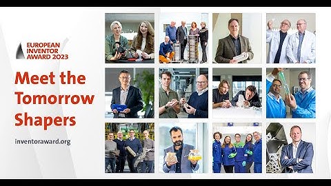 European Inventor Award 2023: DE FINALISTEN