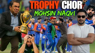 Pakistani Chairman Mohsin Naqvi Stole Indias Winning Asia Cup Trophy And Ran Away