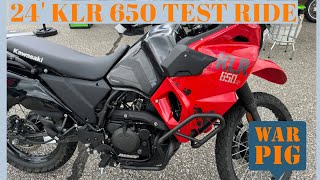 FIRST RIDE 2024 Kawasaki KLR 650 Adventure BEST ADV OF ALL TIME???