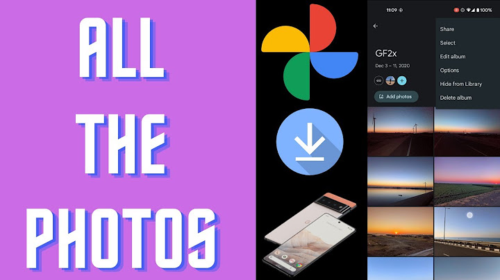 How to download all photos from google photos at once in android