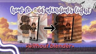 How To Add Sun Ray/Window Light To Your Roblox GFX *without blender*! screenshot 4