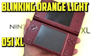 Nintendo DSi XL with blinking orange light | Not turning on