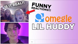 Chase Hudson on Omegle / Lil Huddy - FAKE PRANK - Hilarious Reactions!