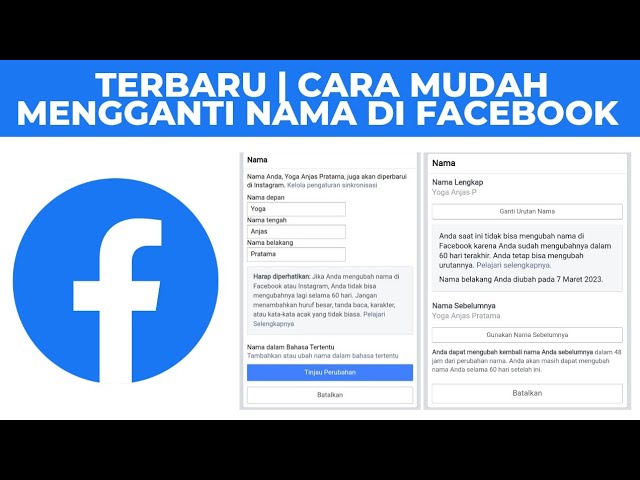 CARA MUDAH Mengganti Nama Facebook Terbaru 2023 class=