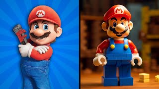 MARIO characters as a Lego | Roblox