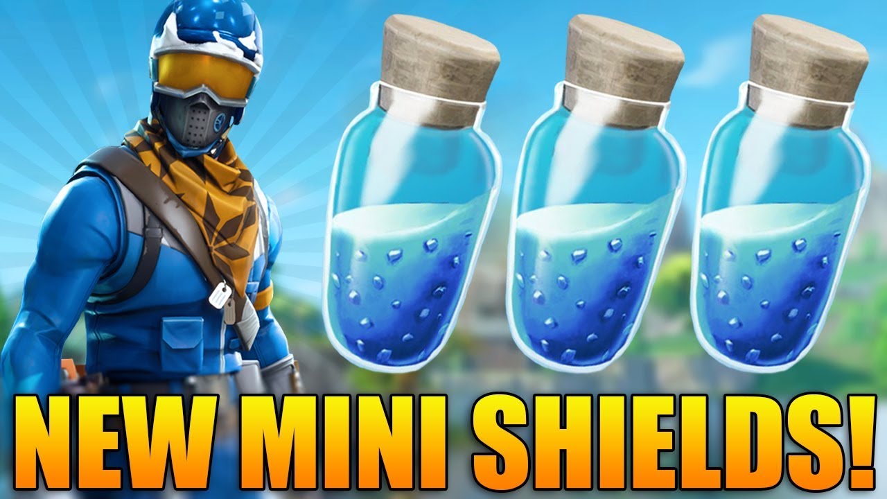 Fortnite Battle Royale NEW MINI SHIELDS! Fortnite Battle Royale