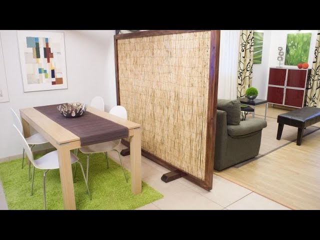 DIY: Cómo hacer un separador de ambientes de madera con listones