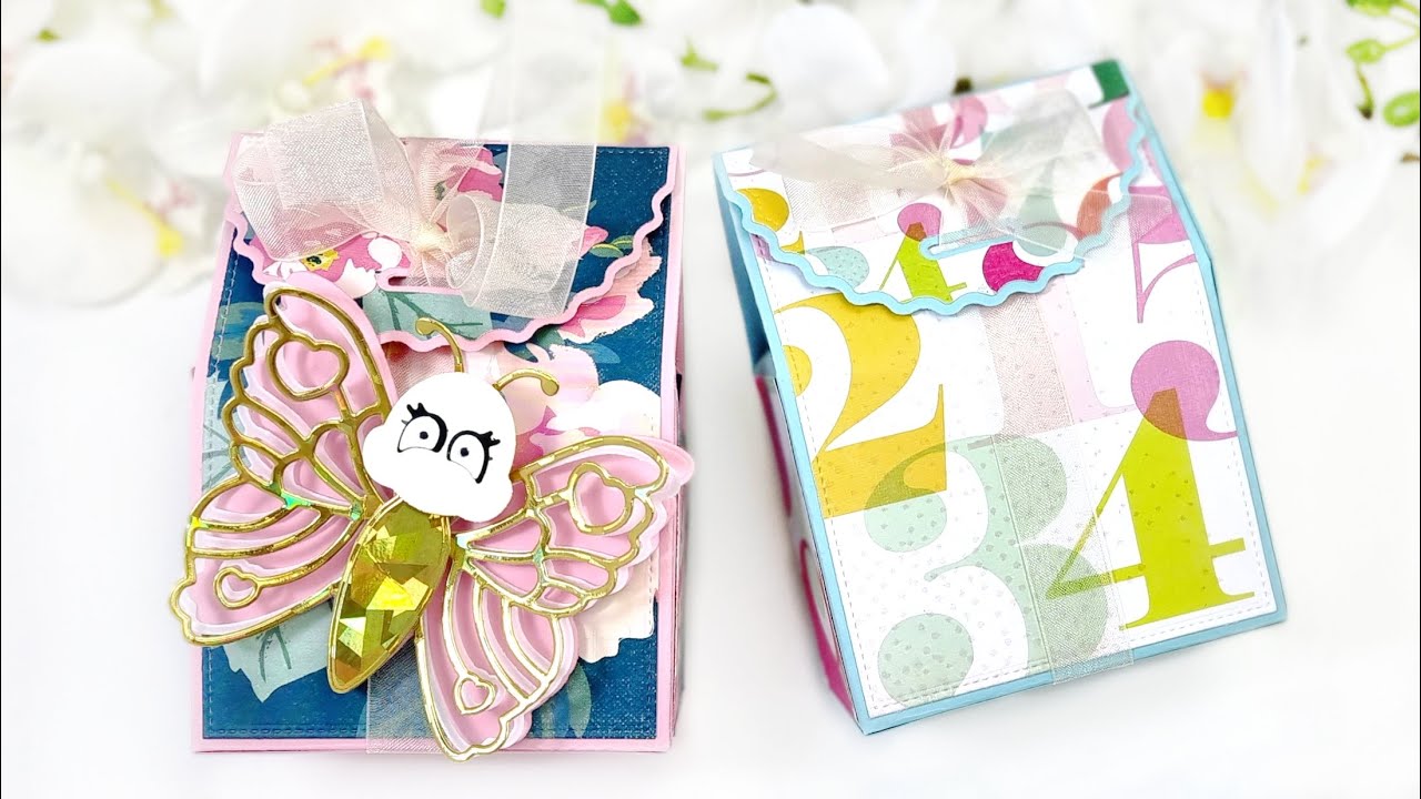 3D Ribbon Gift Box