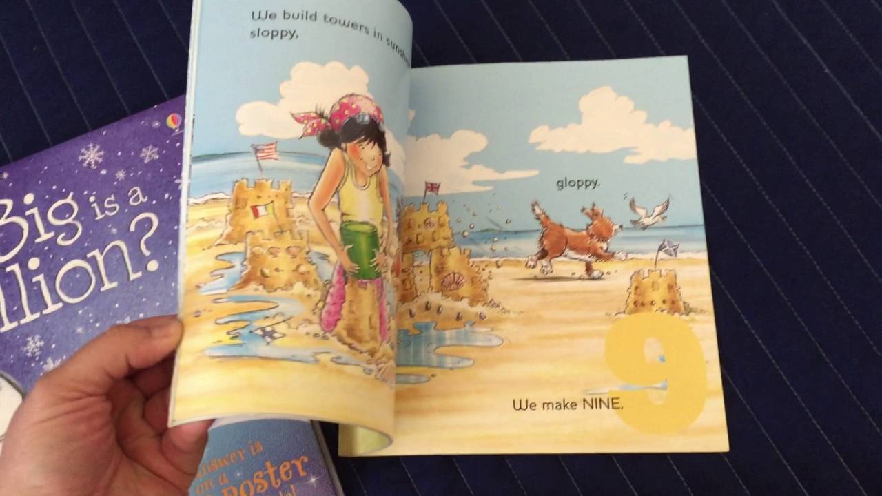 The Usborne Bookshelf - Math, Telling Time, Times Tables, Counting & Numbers Books