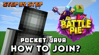HOW TO JOIN BATTLE PIE ON JAVA & POCKET EDITION | Full Guide (STEP BY STEP) | Mr. Introvert