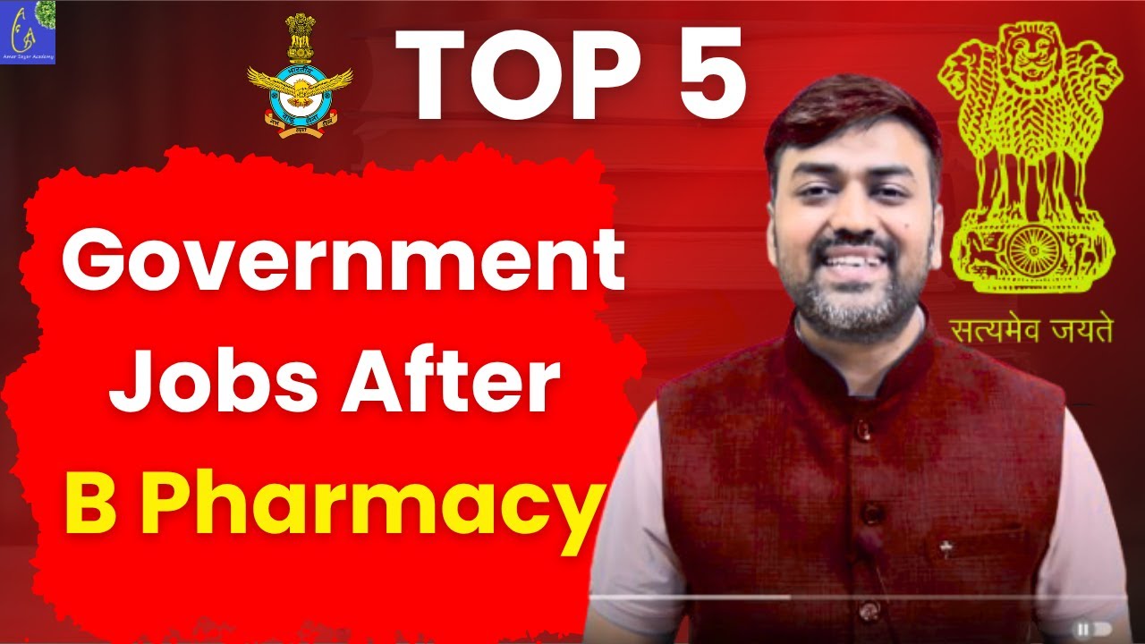 💊 B.Pharmacy ke Baad Govt Jobs | Career & Scope After B Pharma | Best ...
