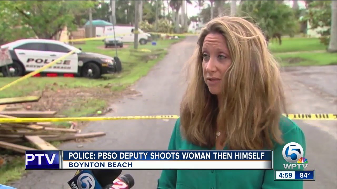 PBSO deputy shot woman, killed himself, Boynton Beach police say - YouTube