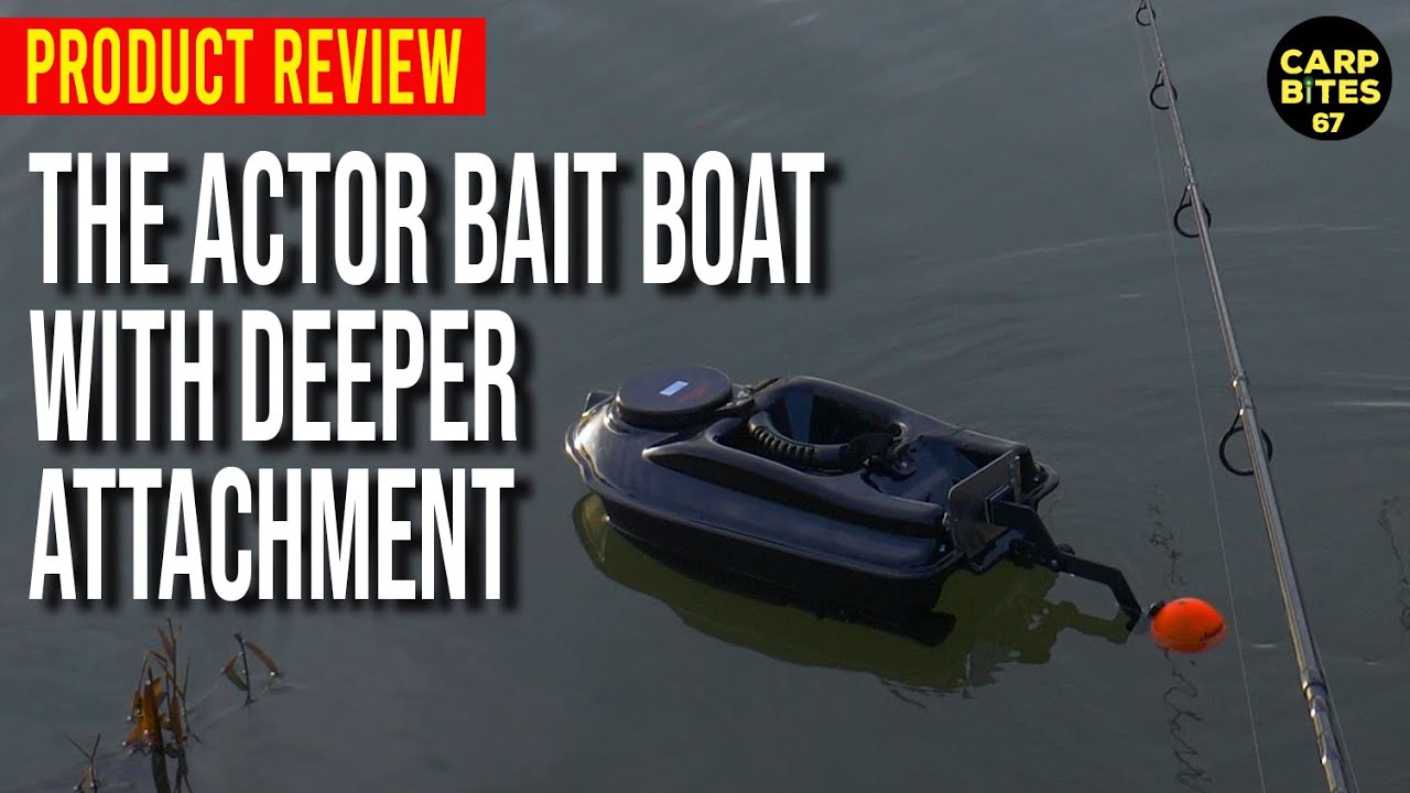 My First Bait Boat - The Actor Bait Boat with Deeper Pro + for Carp Fishing  
