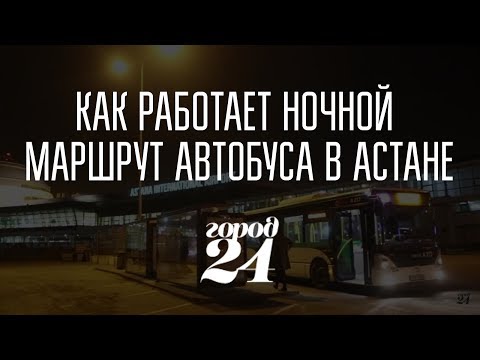 Город 24. Как работает ночной маршрут автобуса