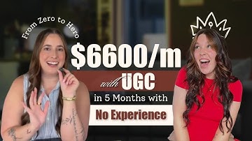 From 0 to $6.6k/mo With UGC in 5 Months With No Experience