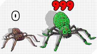 Эволюция Паука От Нуба До Читера! Spider Evolution