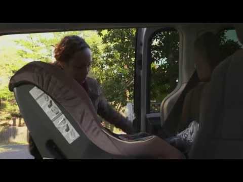 Child Car Seat Installation Videos: Convertible Car Seat Used Rear-Facing