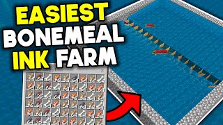 Easiest Bonemeal INK Farm Minecraft Bedrock 26.1+ (2026)