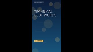 3 Technical Debt Words to Know | Easy English Shorts