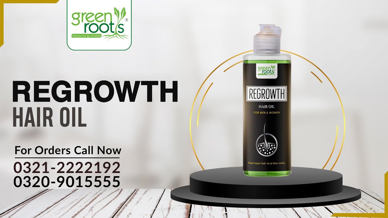 Regrowth hair oil Green Roots Dr Essa Herbalist Hair Oil for Hair