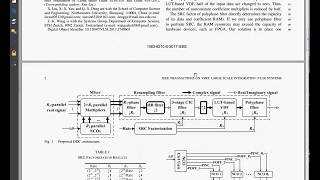 Design and FPGA Implementation of a Reconfigurable Digital Down Converter for Wideband Applications