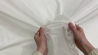 Cotton Bobbinet- Oyster White