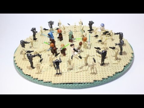 Lego Star Wars Geonosis Arena Moc Youtube