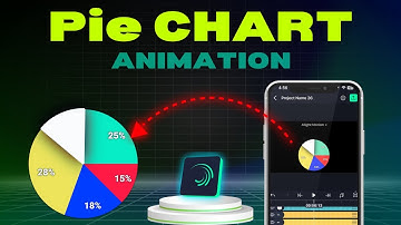 Pie Chart Animation in Alight Motion | 3D Animation Video Kaise Banaye #alightmotion #ai